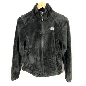 The North Face Full Zip Plush Fleece Black Women's sz Small